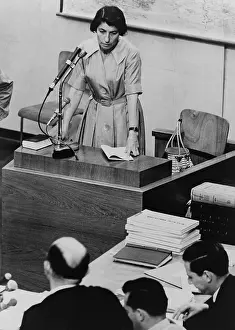Heroines: Zivia Lubetkin (1914-1976), testifying at ?