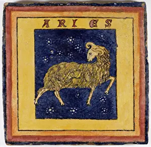 25cm: ZODIAC TILE / ARIES