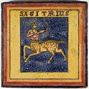 Sagittarius: ZODIAC TILE/SAGITTARIUS