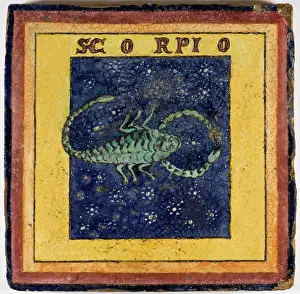 Scorpio: ZODIAC TILE / SCORPIO