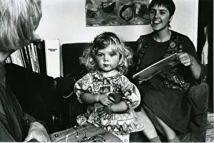 Katkin: Zoe with Katkin and Ann, 1993