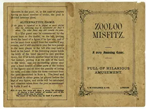 Leaflets: Zooloo Misfitz instruction leaflet