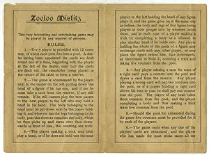 Leaflets: Zooloo Misfitz instruction leaflet