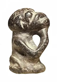 Mende: Zoomorph as primate. Art of the Mende ethnic group