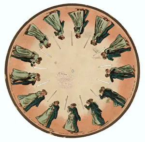 C1893: The zoopraxiscope - a couple waltzing