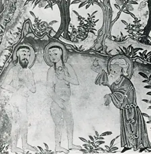 Tempting: Zoroastrian Adam and Eve with Angra Mainyu