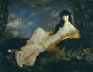 Noailles: ZULOAGA ZABALETA, Ignacio. Portrait of the countess