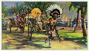 Ricksha: Zulu Rickshaw Drivers, 1928