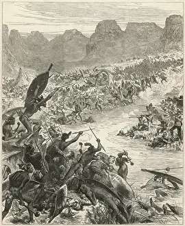 Ussher: The Zulu War: Attack on an escort of the 80th Regiment