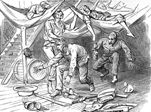 Hammocks: The Zulu war. On board a troop ship bound for the Cape
