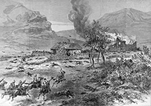 Rorke: The Zulu war. The entrenched position at Rorke's Drift