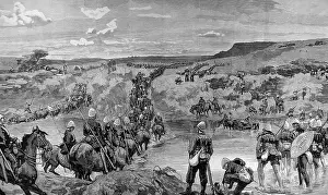Ulundi: The Zulu war. On the march to Ulundi