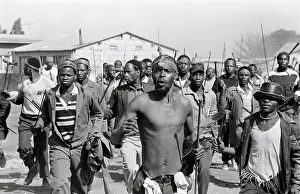 Assegais: Zulus, supporters of the Inkatha Freedom Party