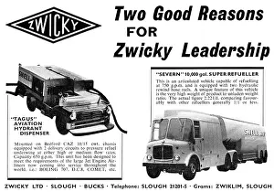 Refuellers: Zwicky Aircraft Refuelling Equipment -