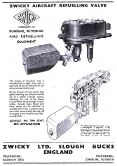 Zwicky: Zwicky Aircraft Refuelling Valve