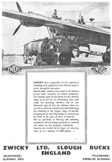 Zwicky: Zwicky Aircraft Refuelling Vehicles 1946