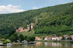 Neckar: Zwingenberg Castle, Zwingenberg, Hesse, Germany