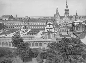 Zwinger: The Zwinger Palace in Dresden, 1902